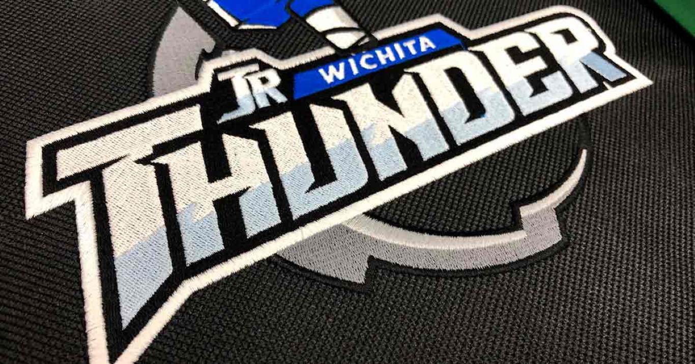 Close-up of embroidery stitches on fabric